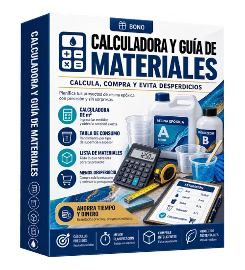 Calculadora Práctica de Materiales para Resina Epoxi